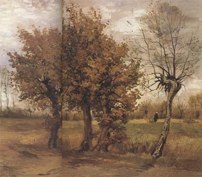 Autumn Landscape with Four Trees (nn04), Vincent Van Gogh